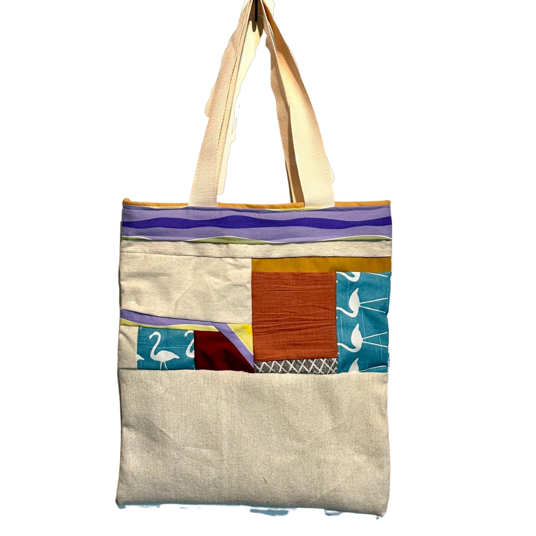 All-Purpose Patched Tote Bag - SLOFLO World
