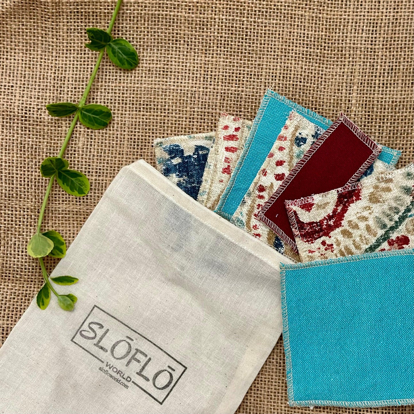 All Natural Reusable Cotton Squares - SLOFLO World