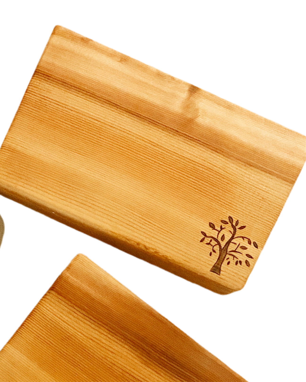 Personalized Cedar Yoga Block