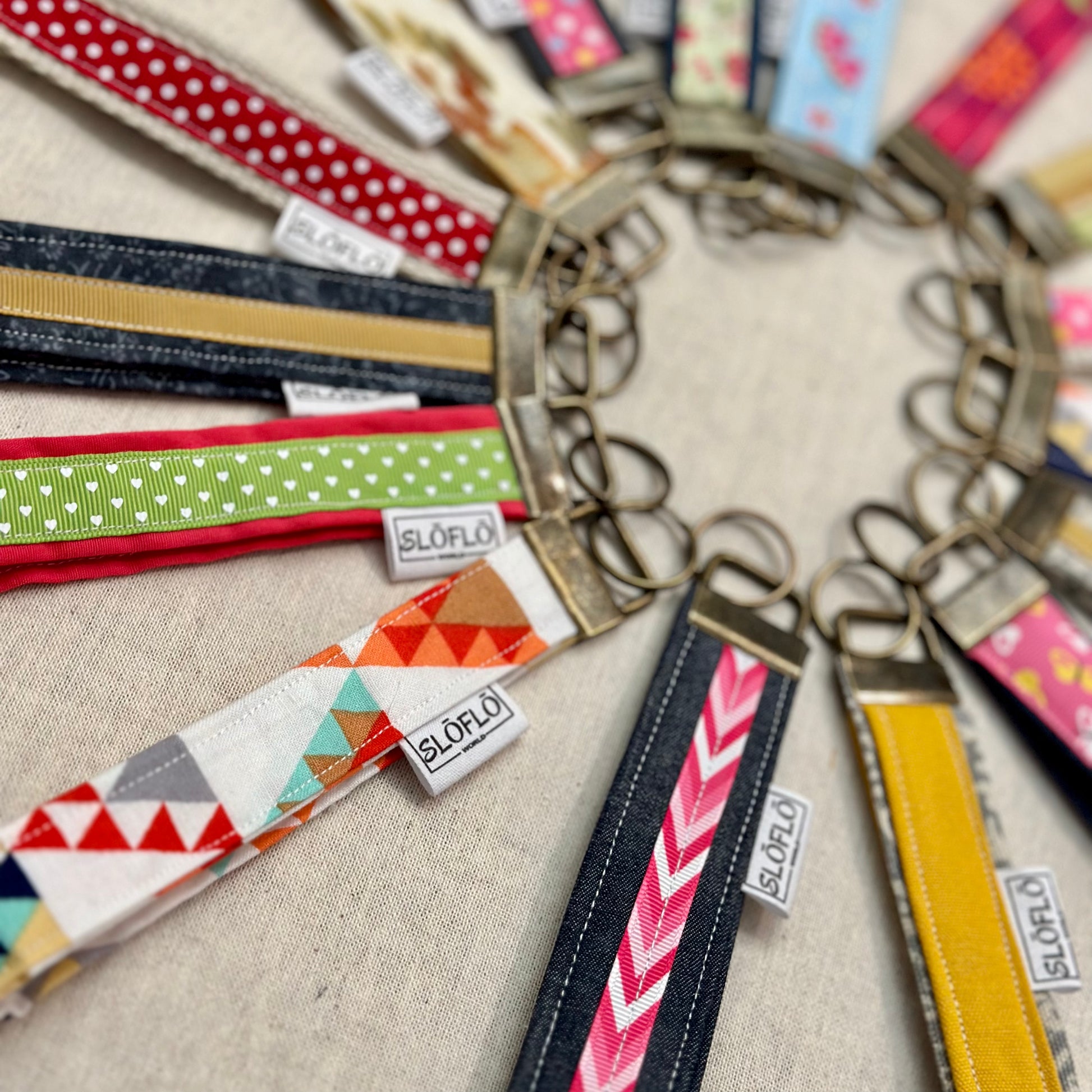 Fabric Key Fob/ Wristlet Keychain - SLOFLO World