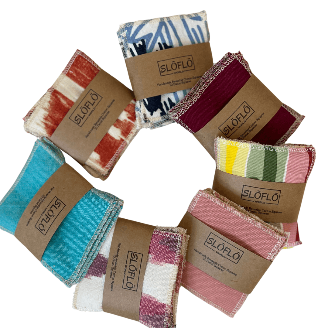 All Natural Reusable Cotton Squares - SLOFLO World
