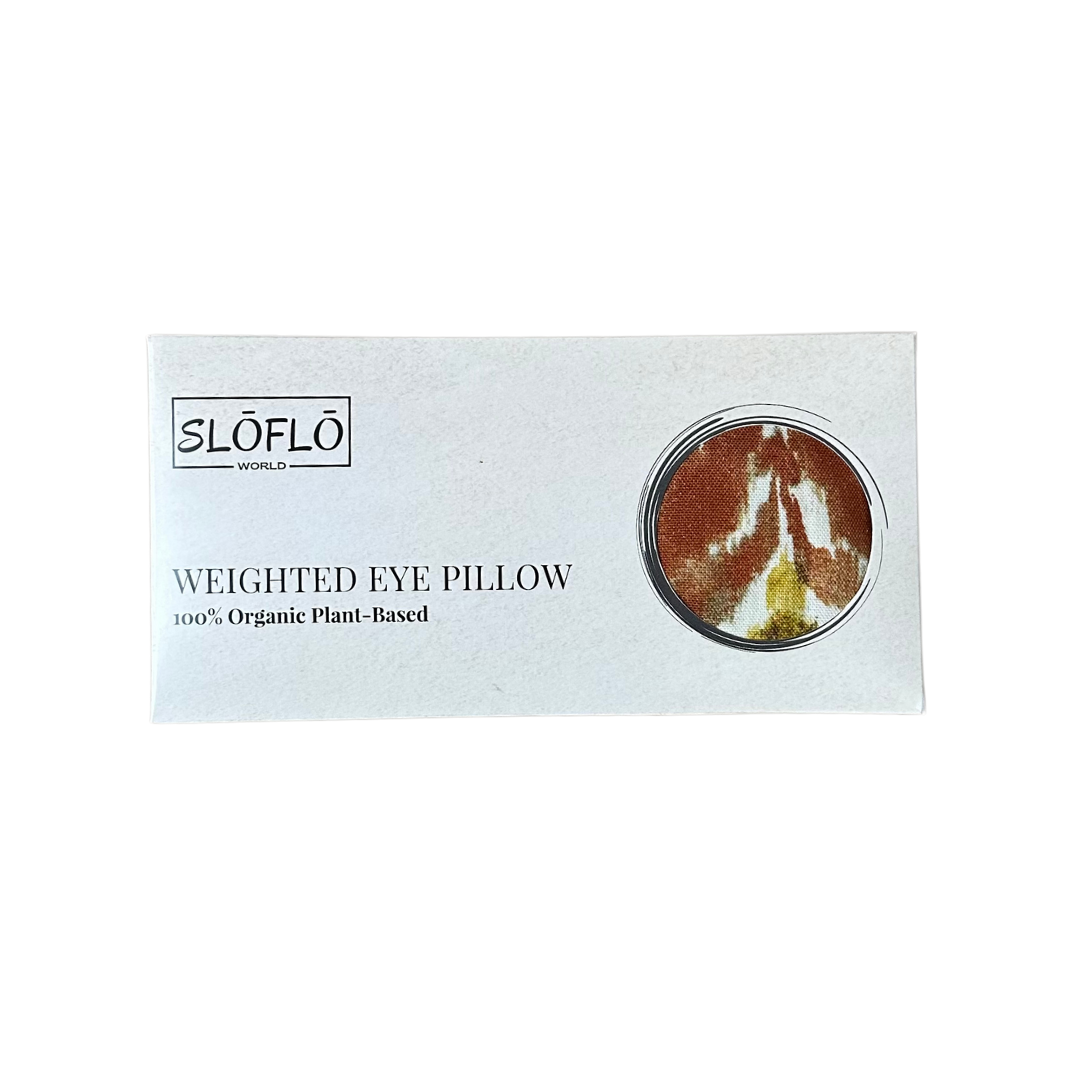 All Natural Crystal-Infused Cotton Lavender Eye Pillow - SLOFLO World