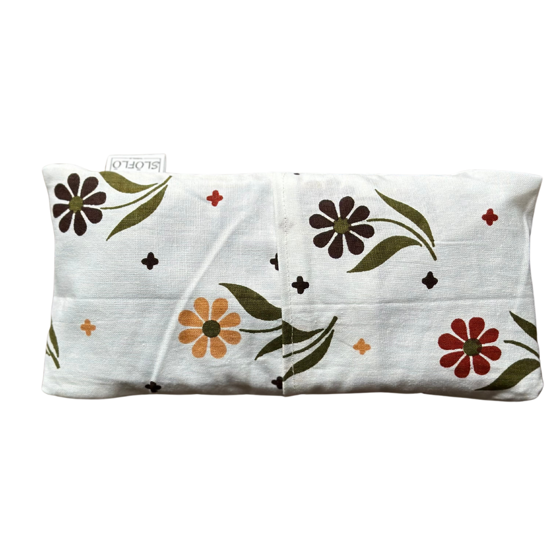 All Natural Crystal-Infused Cotton Lavender Eye Pillow - SLOFLO World