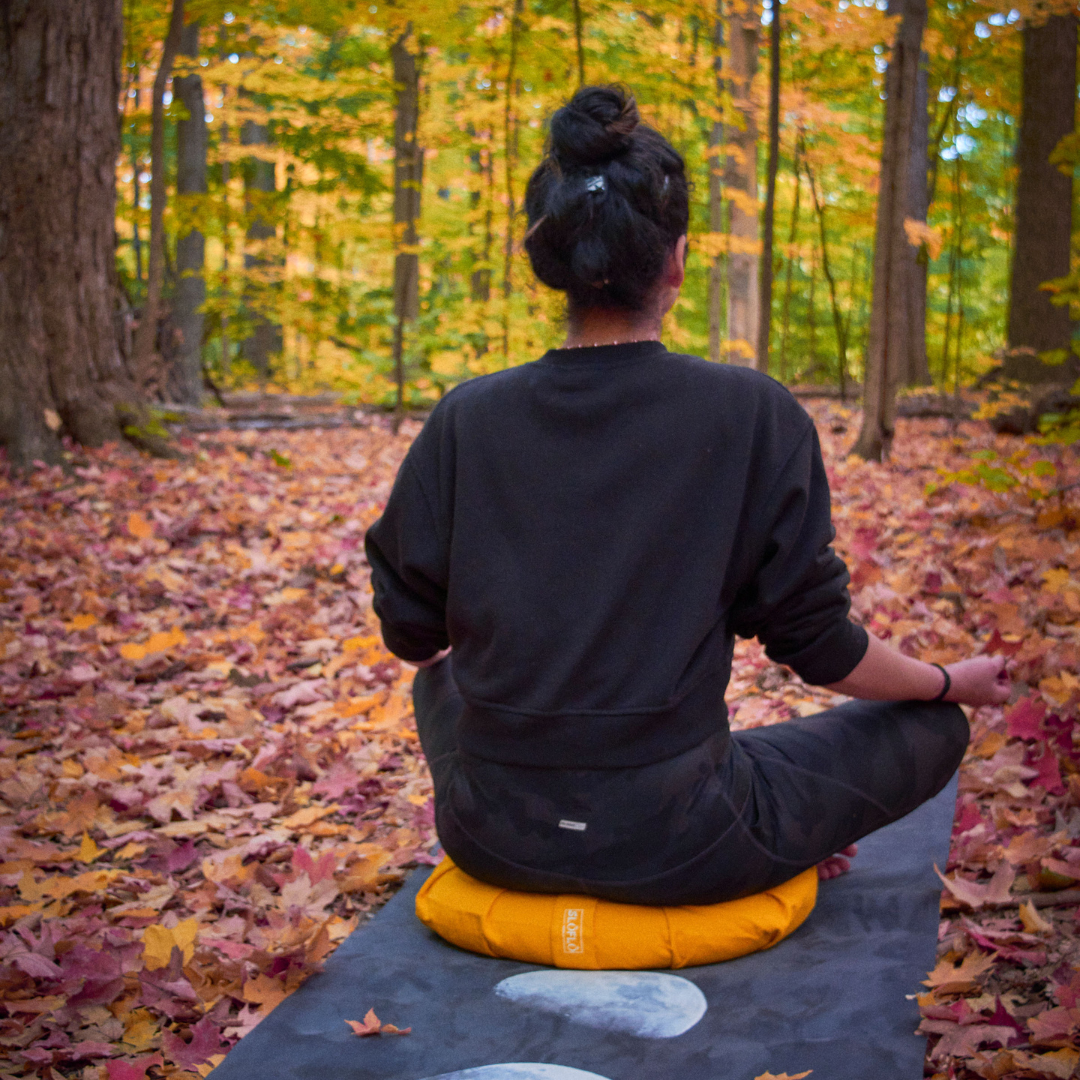 100% cotton Crescent Meditation|Turmeric - SLOFLO World