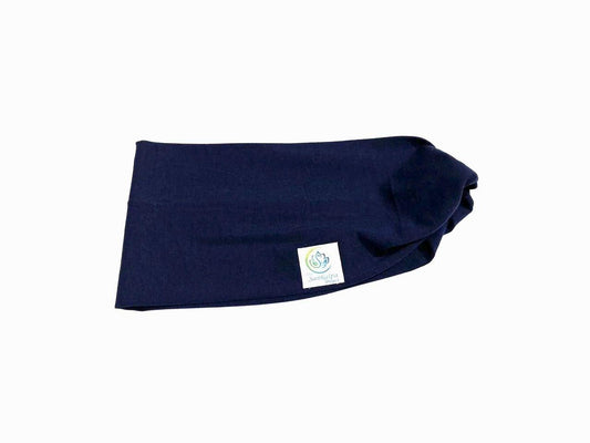 Dark Blue Cotton Headband - The Sankalpa Project