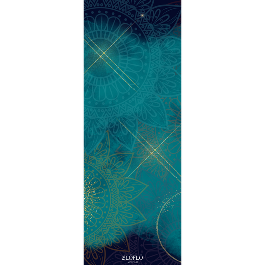 Suede SLOFLO Combination Yoga Mat 4mm Tranquility - SLOFLO World