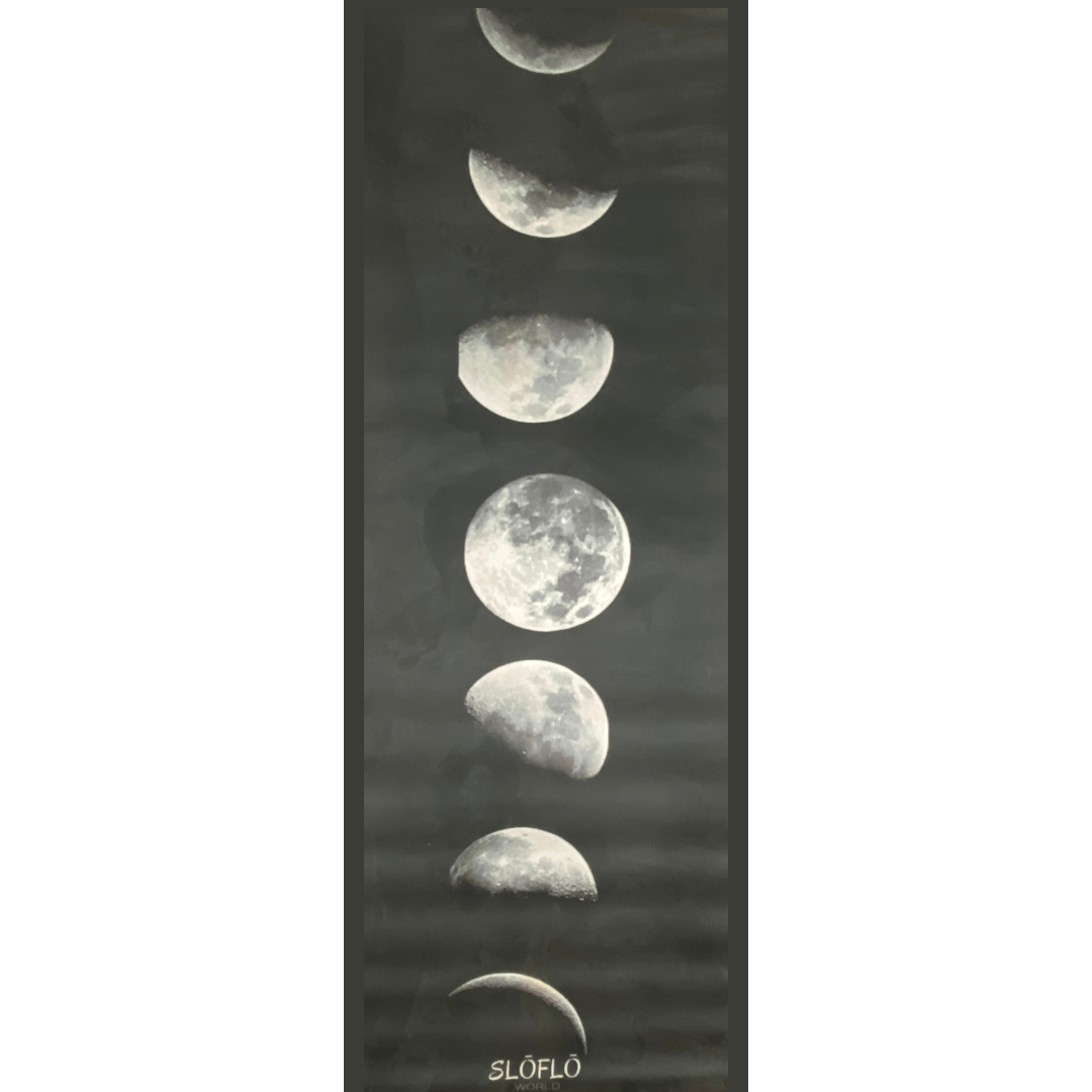 Suede SLOFLO Combination Yoga Mat 4mm Moon Phases - SLOFLO World