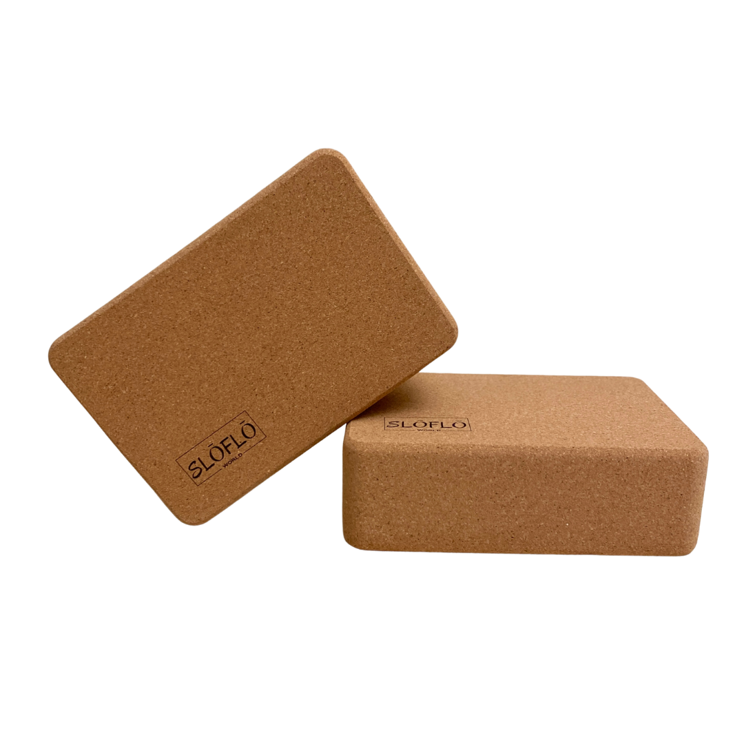 3 Inch Yoga Cork Yoga Block - SLOFLO World