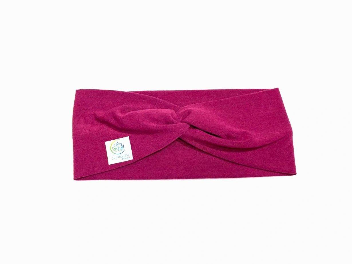 Magenta Cotton Headband - The Sankalpa Project