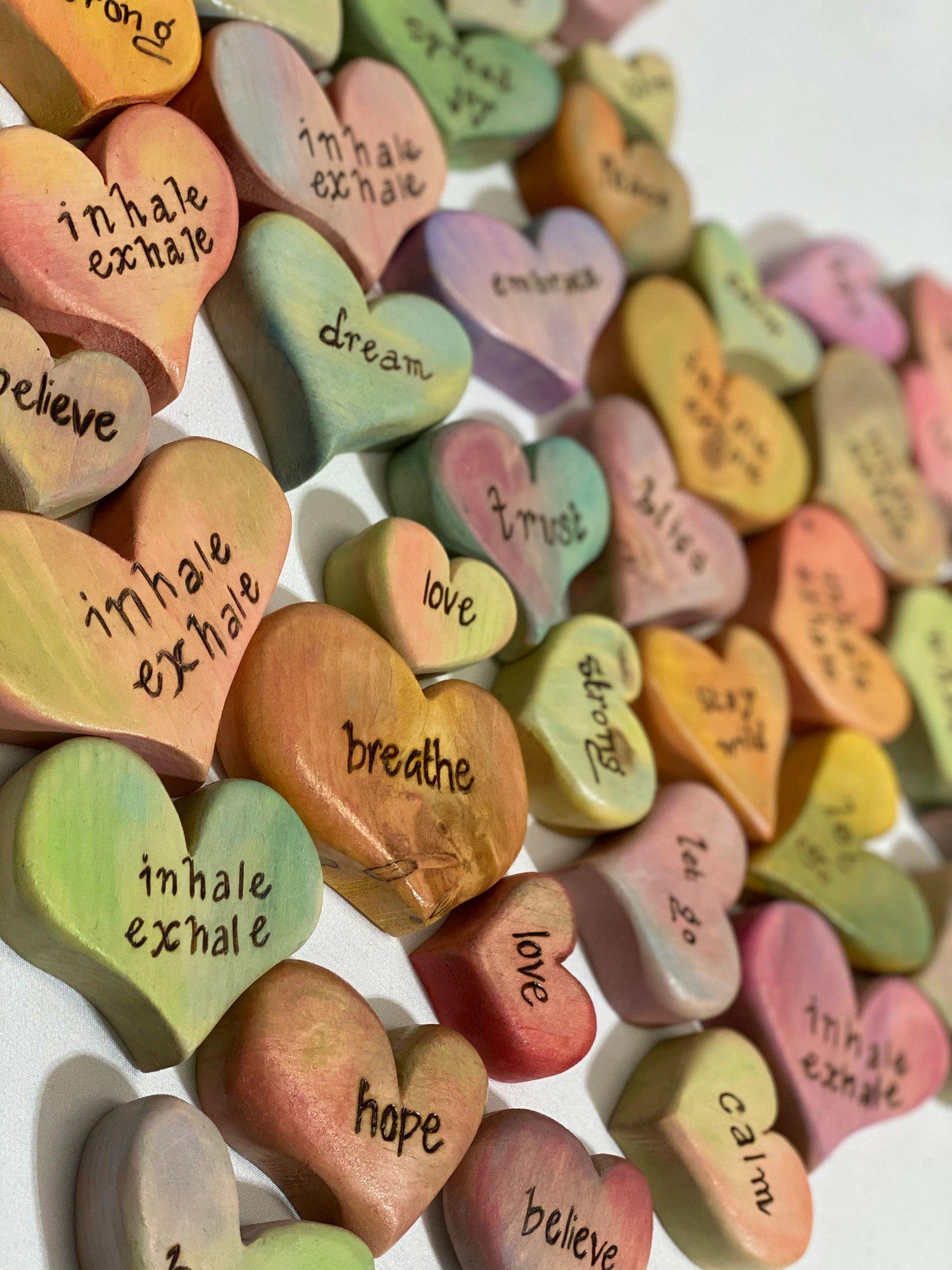 Affirmation Hearts - The Sankalpa Project