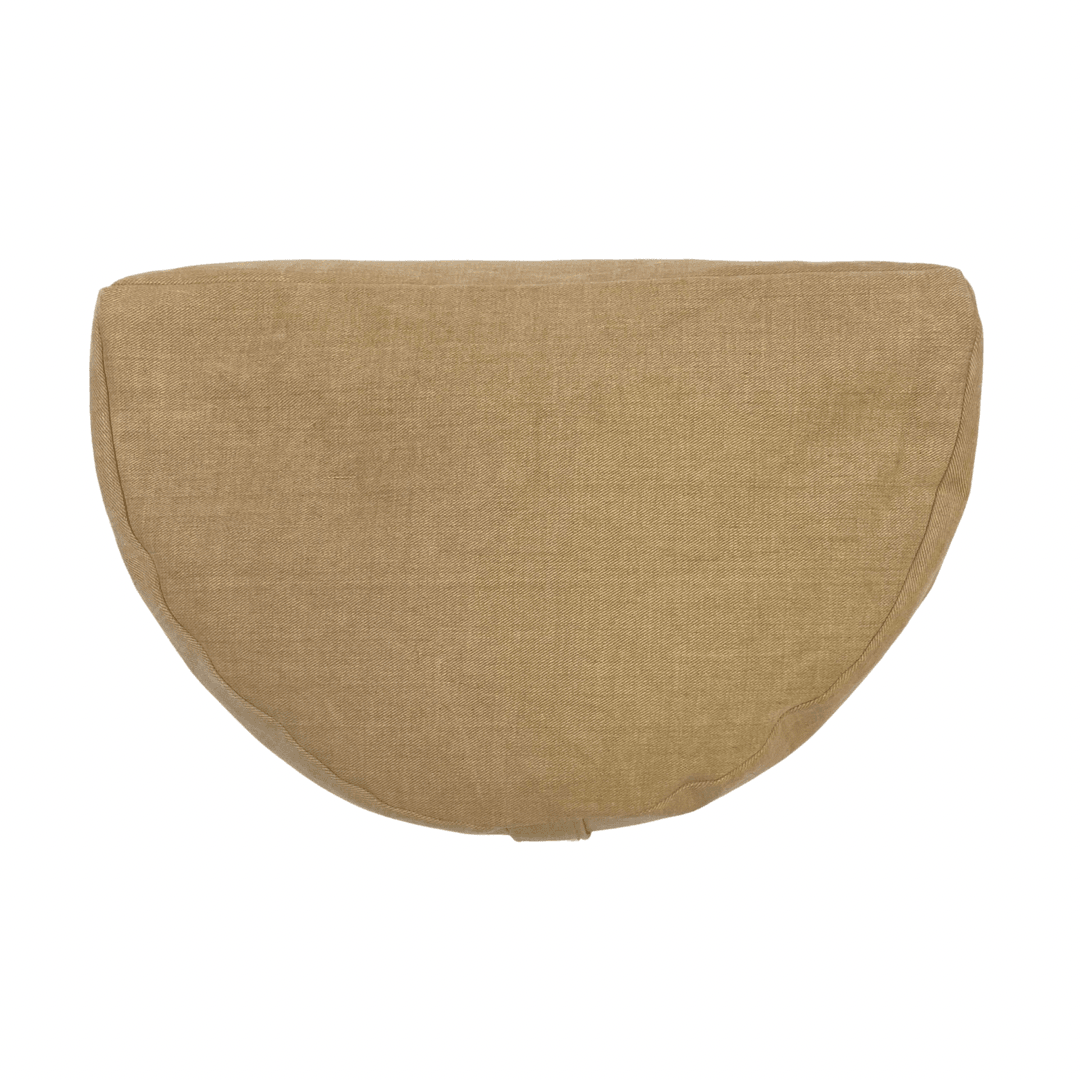 Beige Crescent Meditation Zafu - The Sankalpa Project