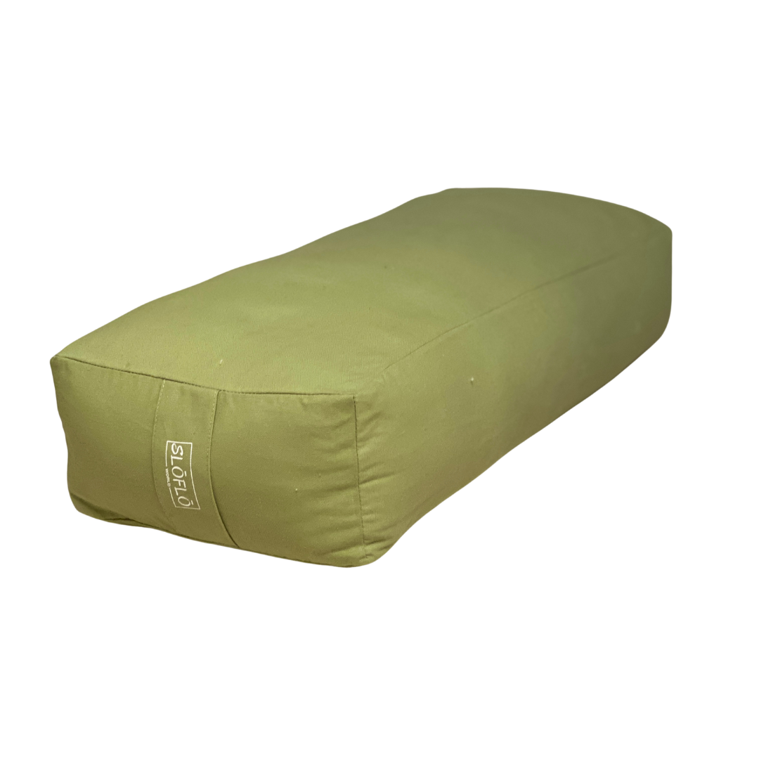 Harmony Restorative Yoga Bolster-Sage - SLOFLO World