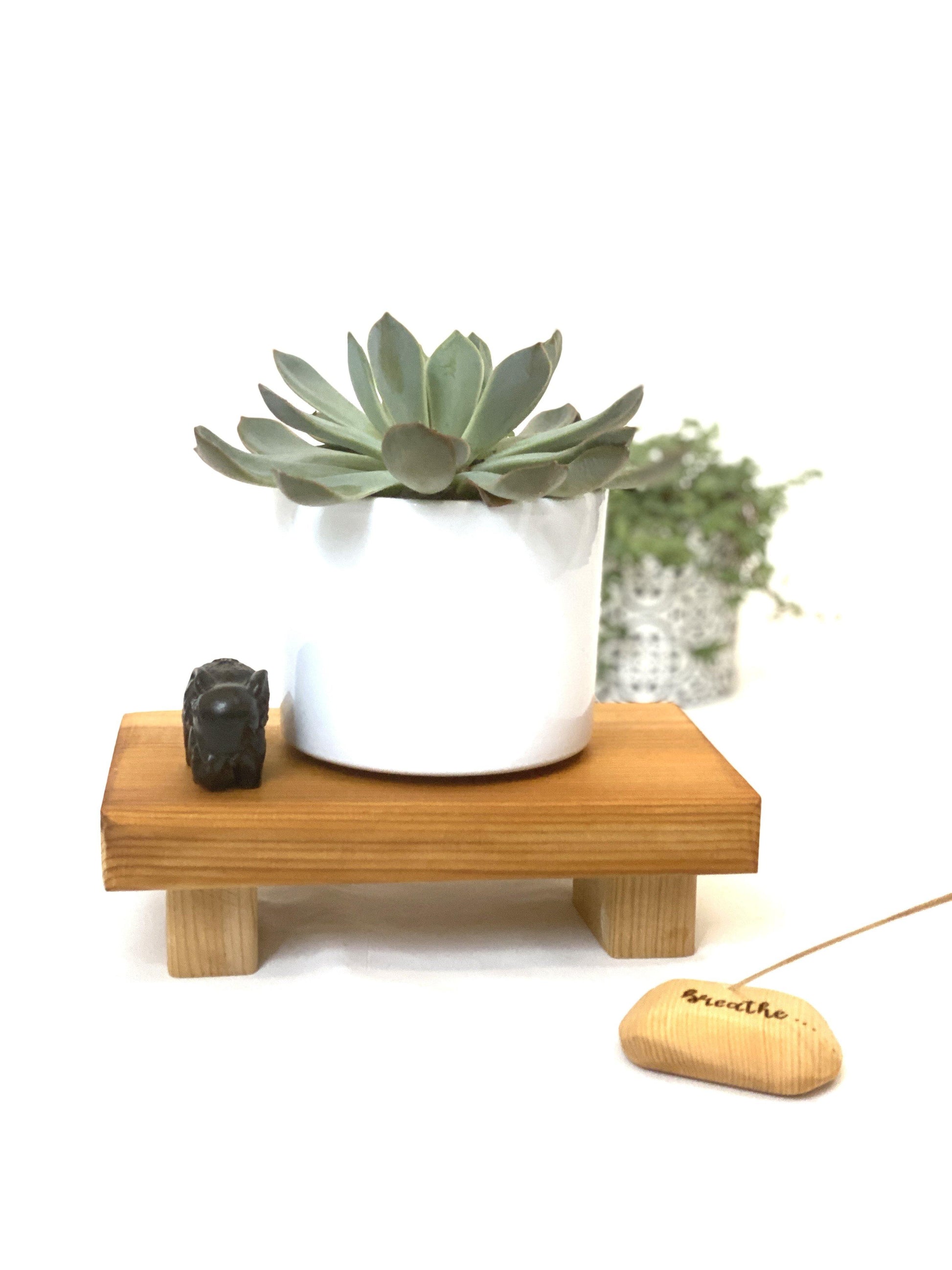 Mini Cedar Meditation Table/ Riser - The Sankalpa Project