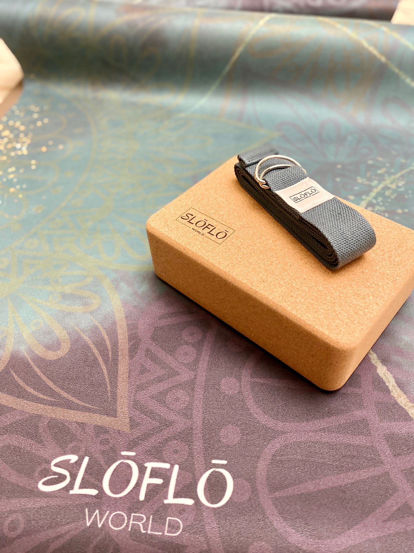 Suede SLOFLO Combination Yoga Mat 4mm Tranquility - SLOFLO World