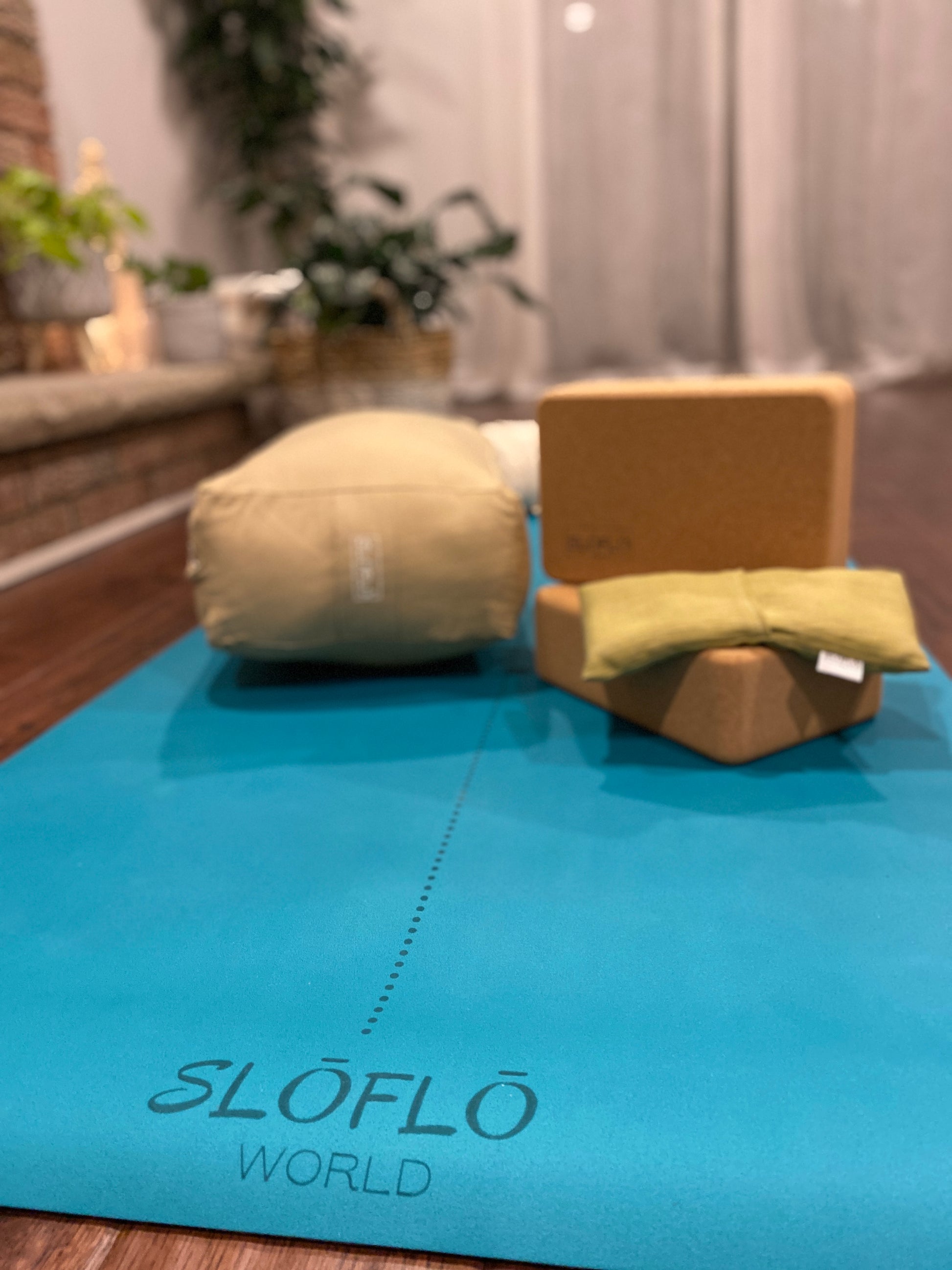 Harmony Restorative Yoga Bolster-Sandy - SLOFLO World