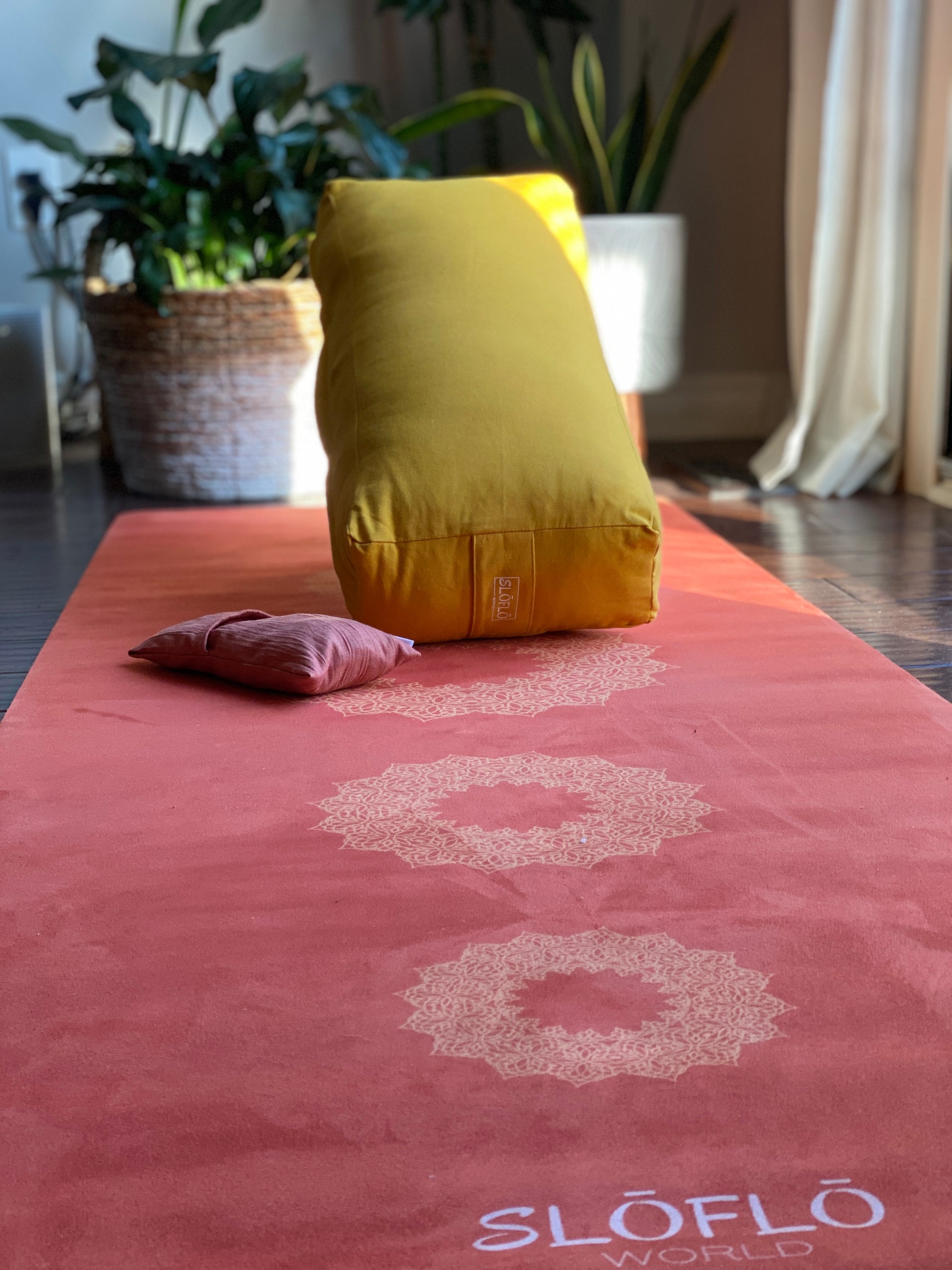 Harmony Restorative Yoga Bolster-Turmeric - SLOFLO World
