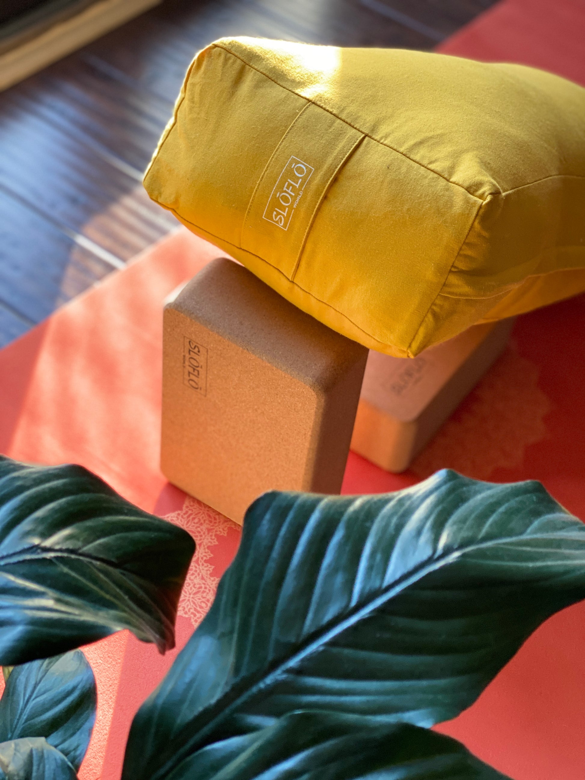 Harmony Restorative Yoga Bolster-Turmeric - SLOFLO World