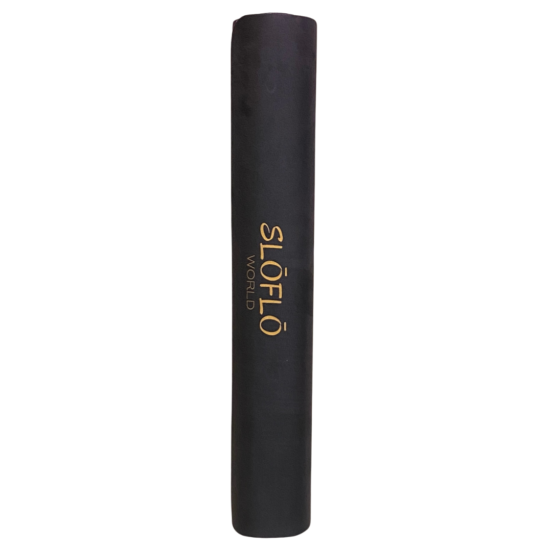 Suede SLOFLO Combination Yoga Mat 4mm Mantras - SLOFLO World