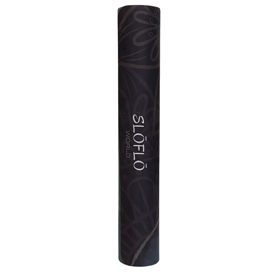 Suede SLOFLO Combination Yoga Mat 4mm Tranquility - SLOFLO World