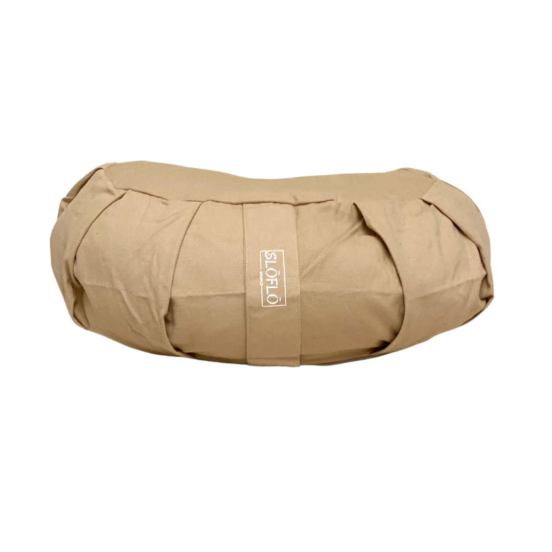 100% cotton Crescent Meditation|Taupe - SLOFLO World