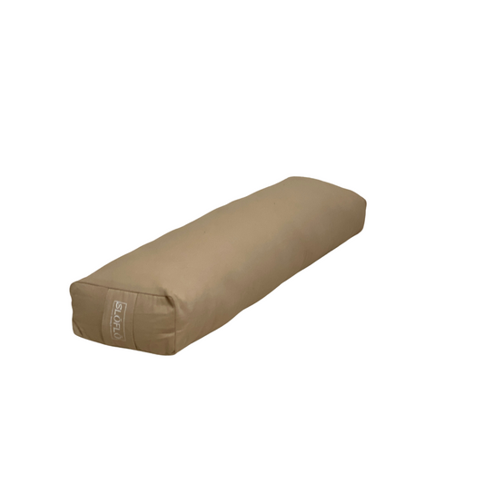 100% cotton Prana Yoga Bolster|Taupe - SLOFLO World