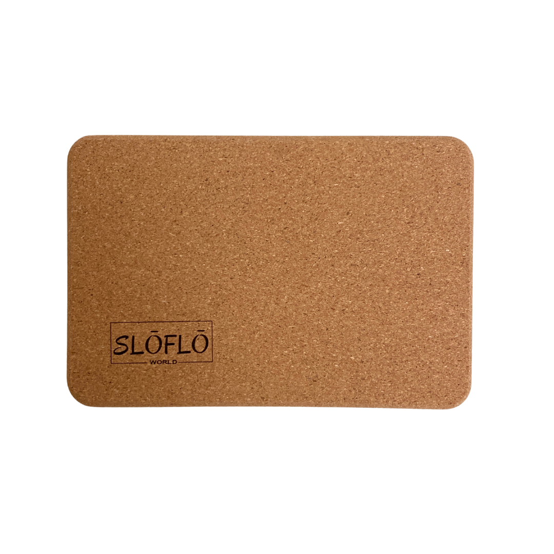 3 Inch Yoga Cork Yoga Block - SLOFLO World