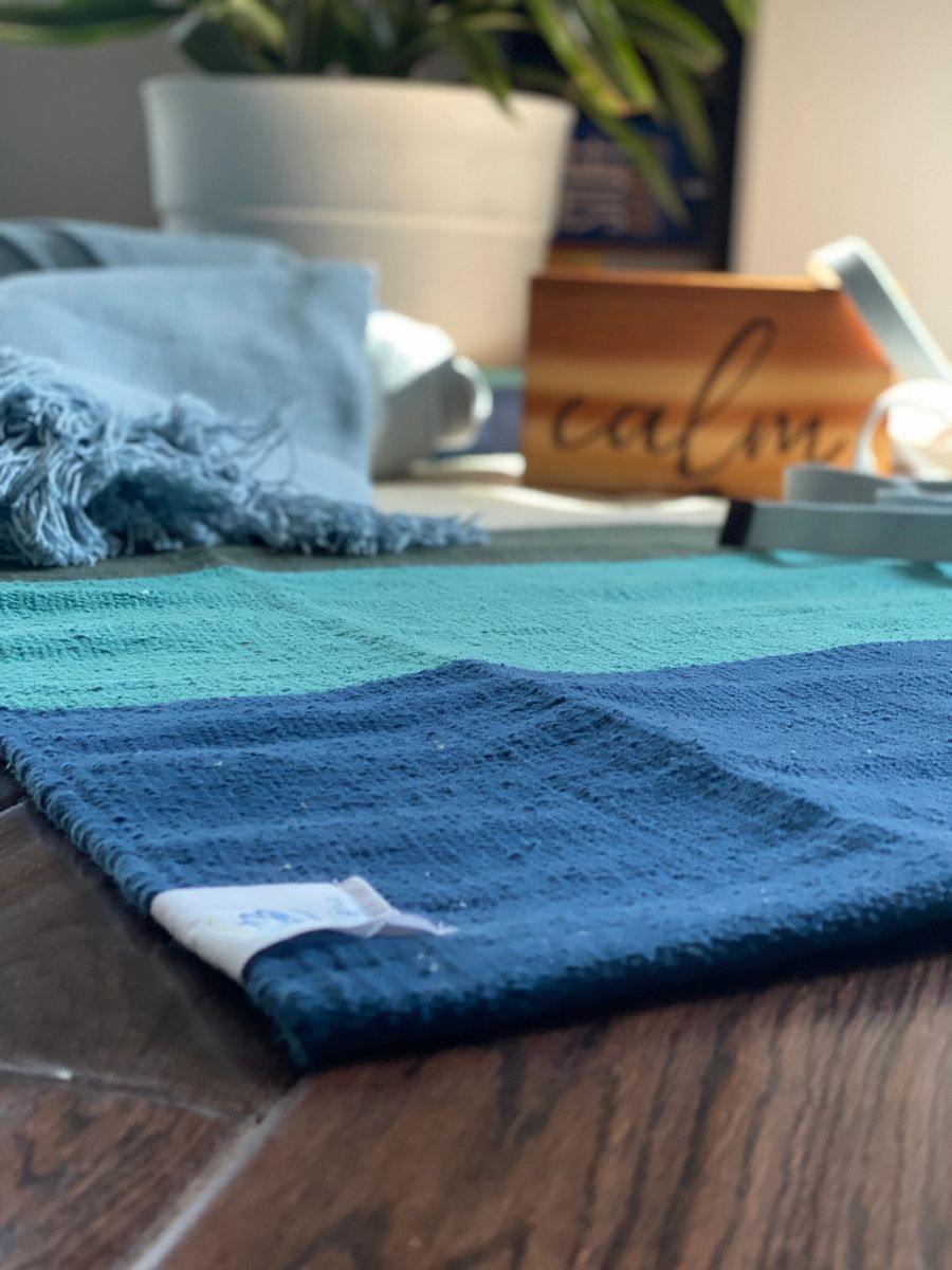 100% Cotton Mysore Yoga Rug - The Sankalpa Project