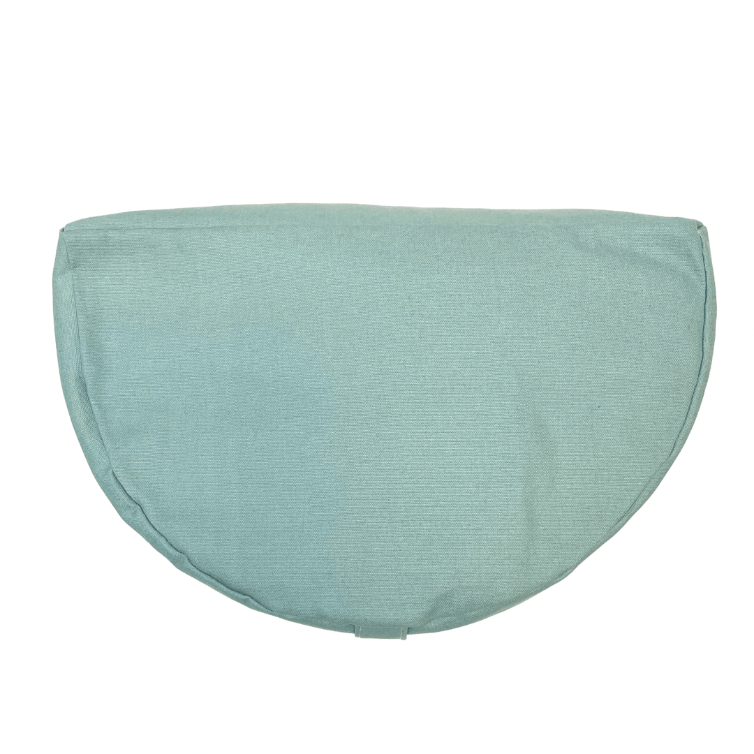 Teal Crescent Meditation Zafu - The Sankalpa Project