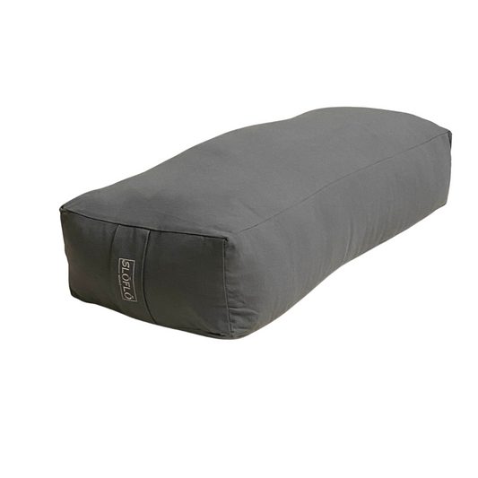 Harmony Restorative Yoga Bolster-Charcoal - SLOFLO World