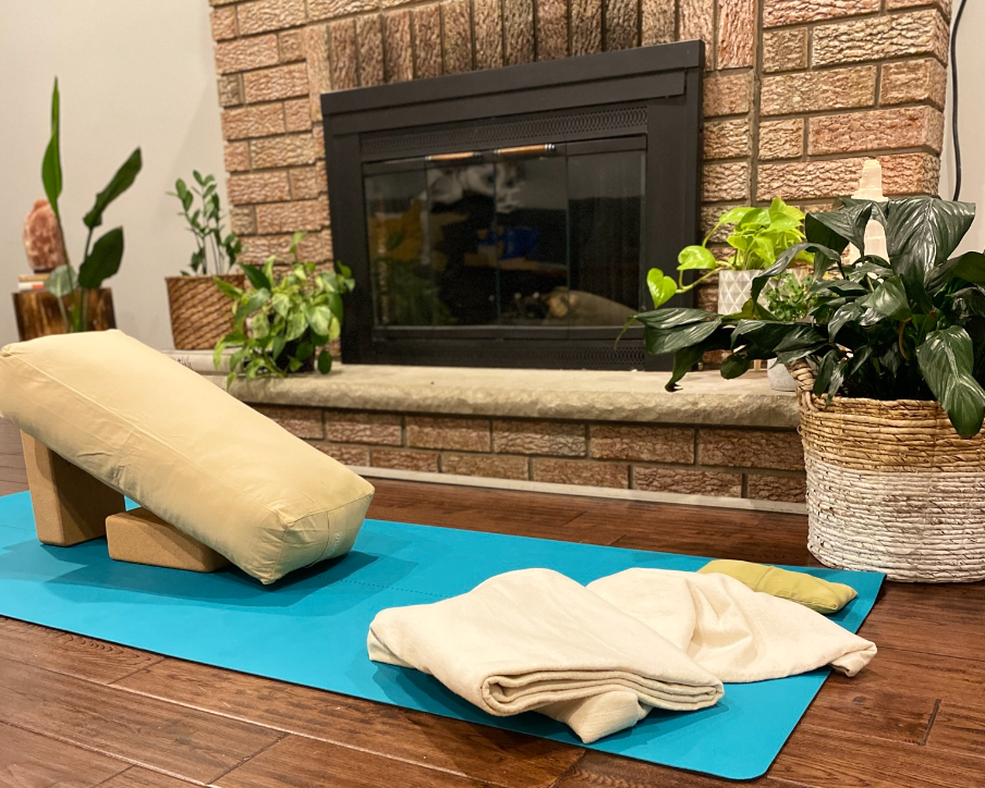 Harmony Restorative Yoga Bolster-Sandy - SLOFLO World