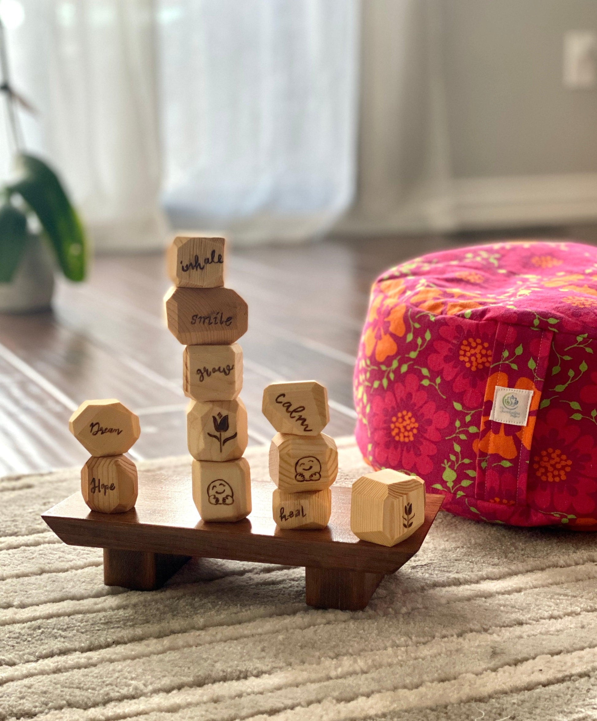 Wooden Stacking Stones Set - The Sankalpa Project