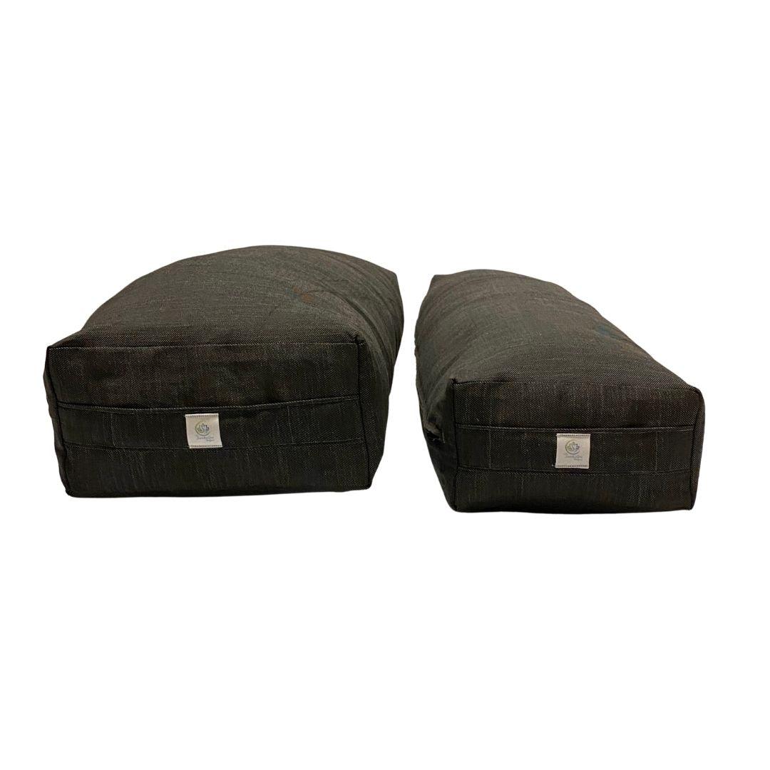 Grey Yoga Bolster - The Sankalpa Project