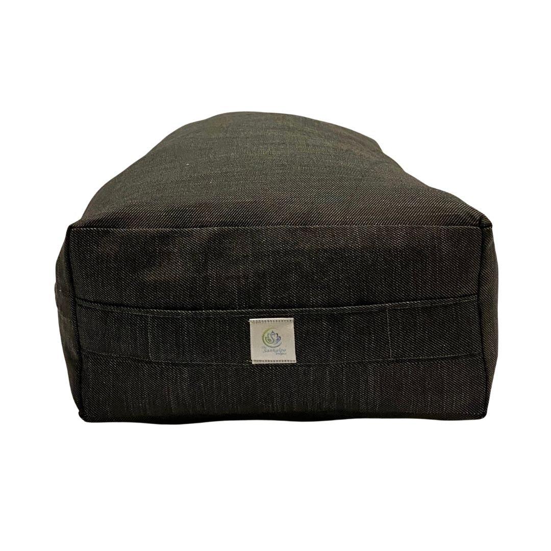 Grey Yoga Bolster - The Sankalpa Project