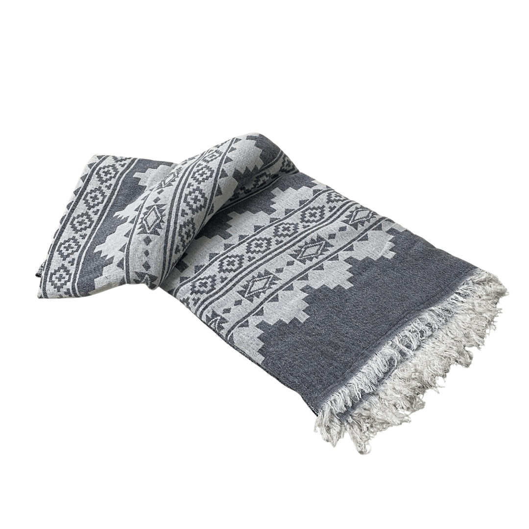 Organic Cotton Turkish Blanket/ Wrap - The Sankalpa Project