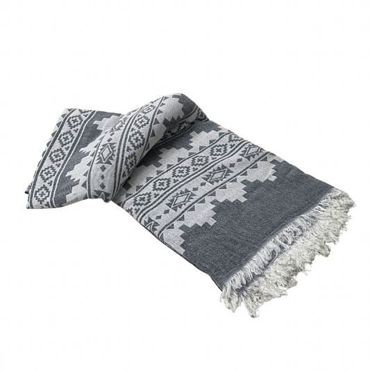 Organic Cotton Turkish Blanket/ Wrap - The Sankalpa Project