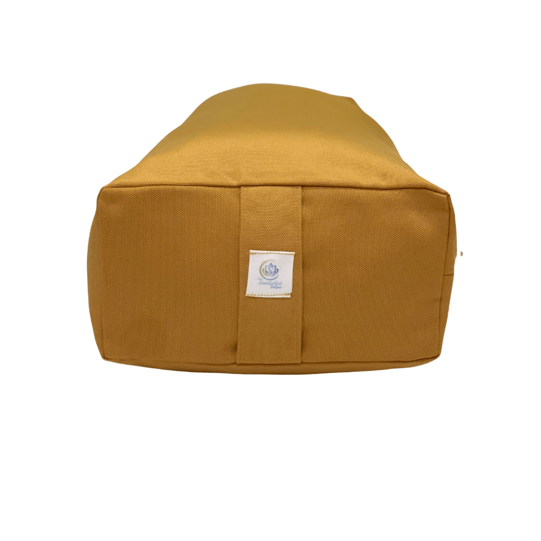 Yellow Yoga Bolster - The Sankalpa Project