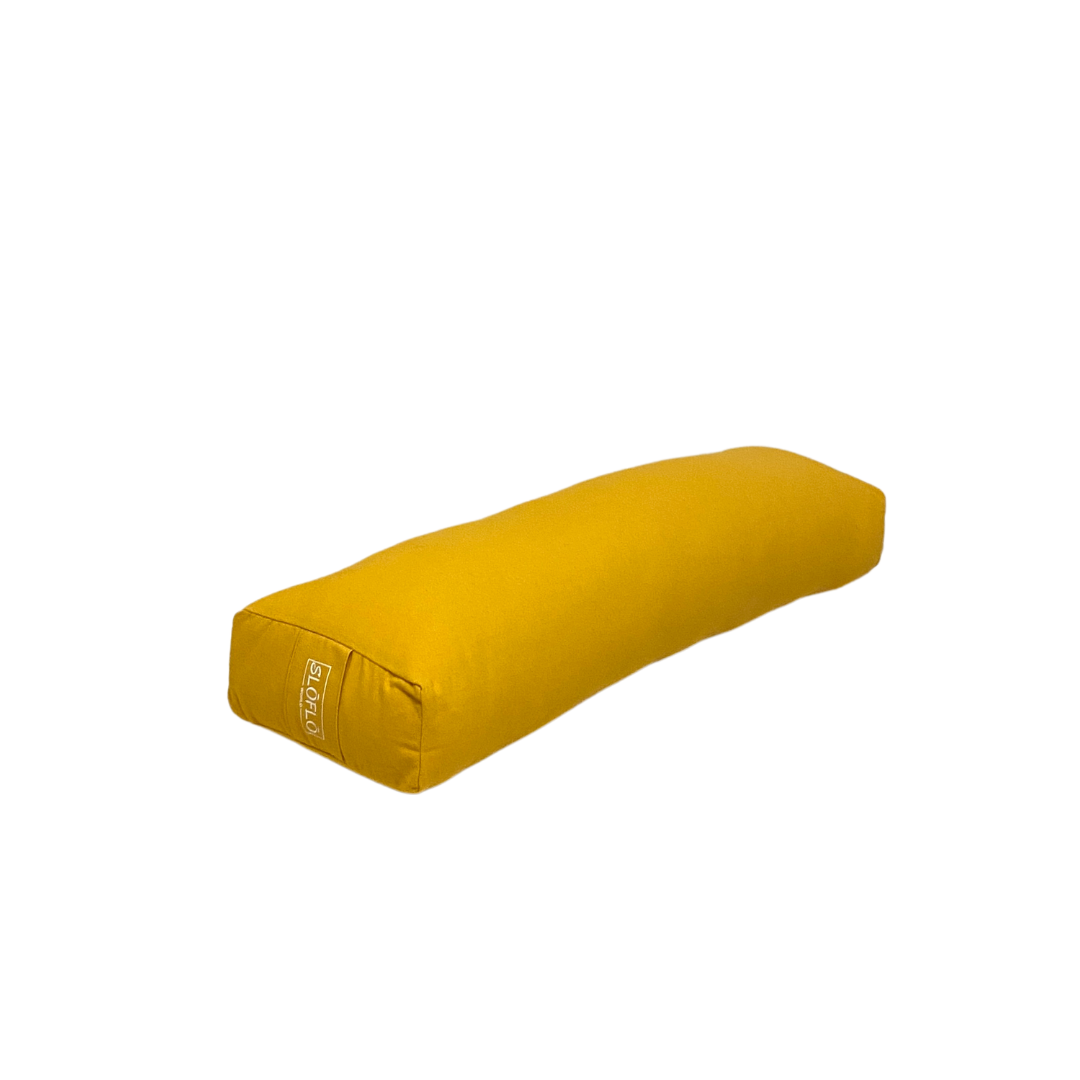 100% cotton Prana Yoga Bolster|Turmeric - SLOFLO World