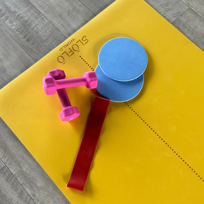 Essential Rubber Yoga Mat 4.5mm Sweet Lemon