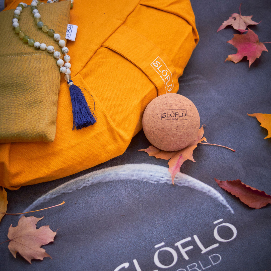 100% cotton Crescent Meditation|Turmeric - SLOFLO World