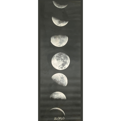 Suede SLOFLO Combination Yoga Mat 4mm Moon Phases