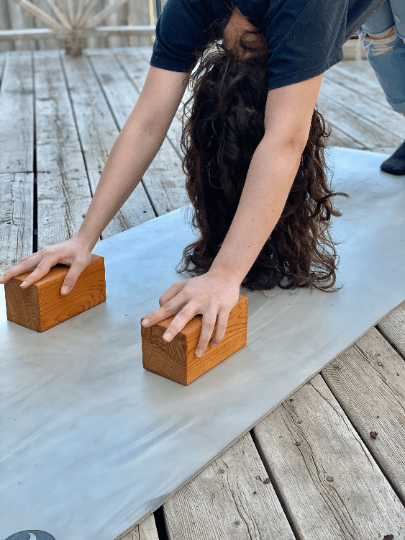 Mini Cedar Yoga Block/ Handstand Block - The Sankalpa Project