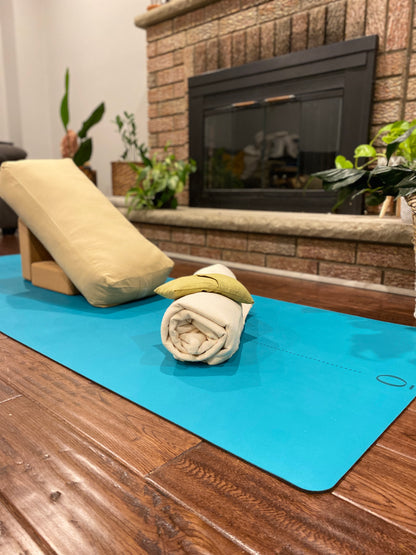 Harmony Restorative Yoga Bolster-Sandy