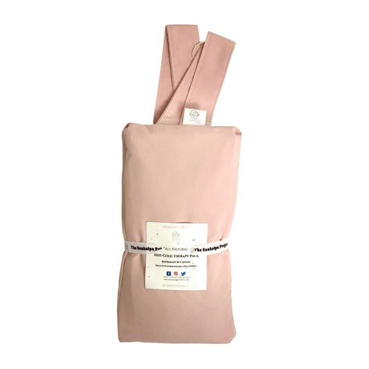 All-Natural Pink Hot + Cold Neck/ Compress Wrap - The Sankalpa Project
