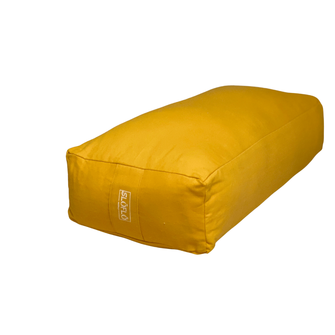 Harmony Restorative Yoga Bolster-Turmeric - SLOFLO World