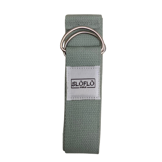 Sage Cotton Yoga Strap - SLOFLO World